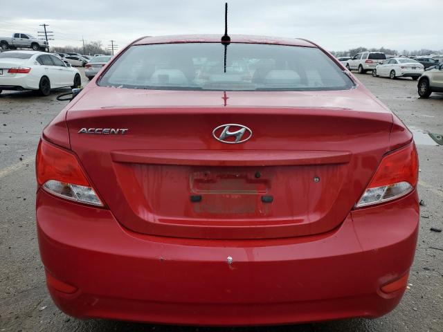  HYUNDAI ACCENT 2017 Красный