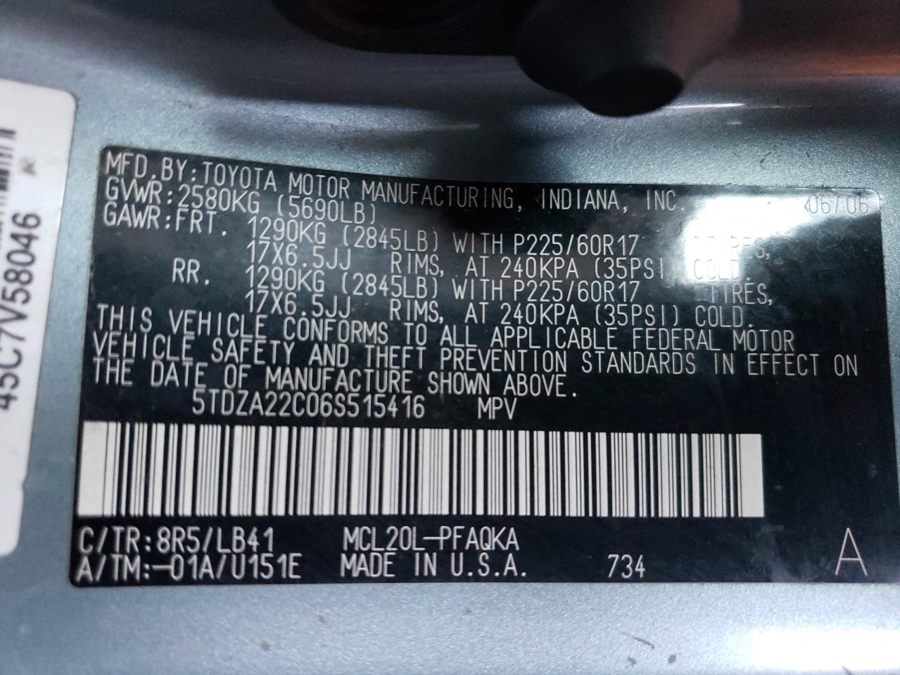 2006 Toyota Sienna - Image 13