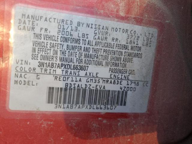 2013 NISSAN SENTRA S