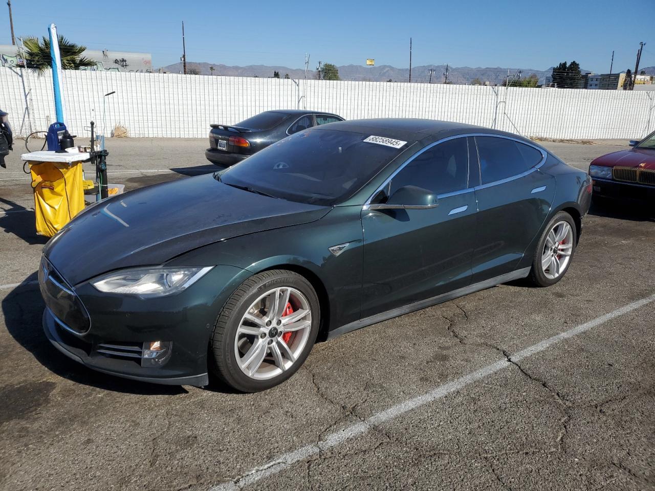 VIN 5YJSA1H25EFP62945 2014 TESLA MODEL S no.1