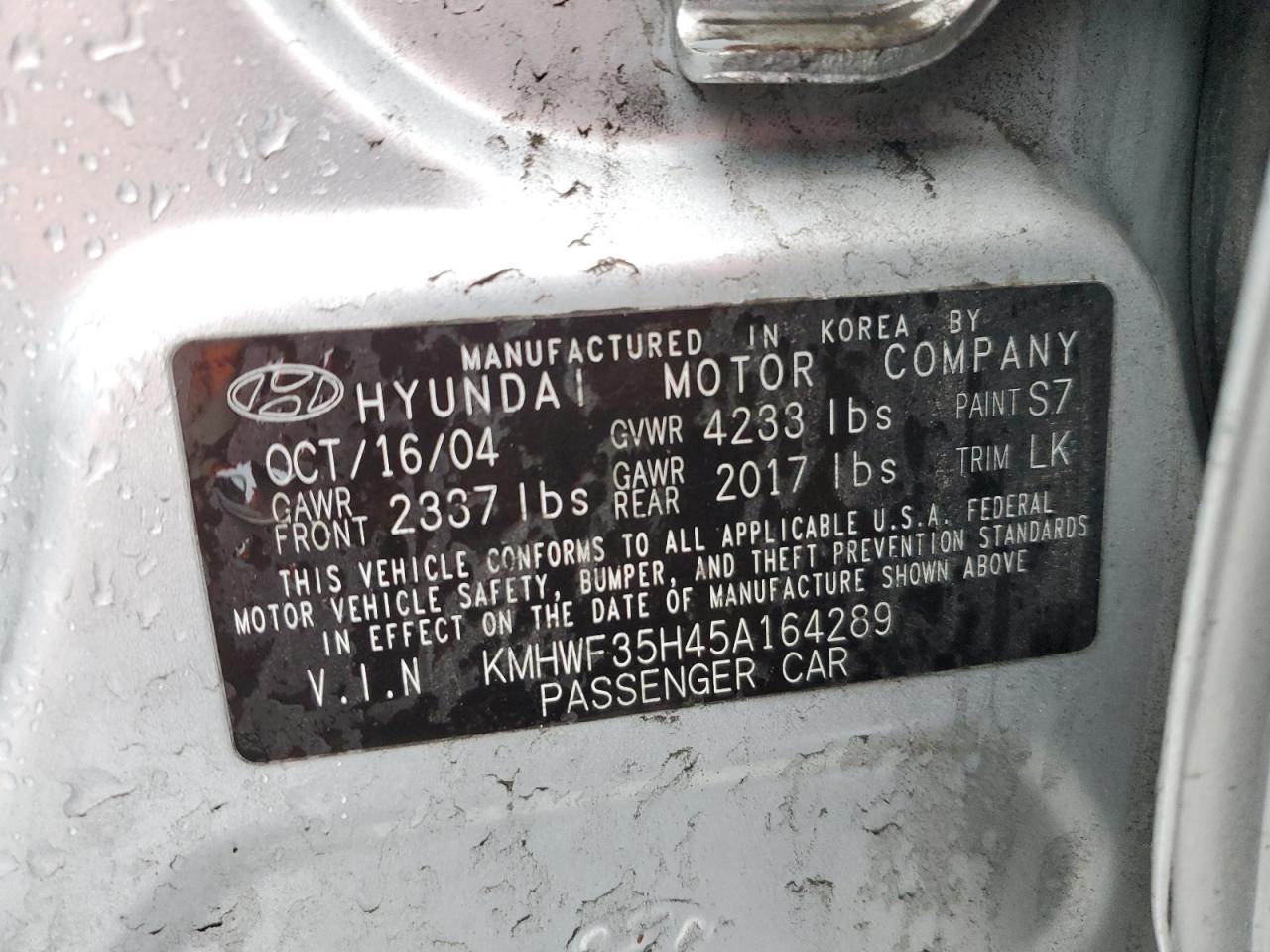 2005 Hyundai Sonata - Image 12