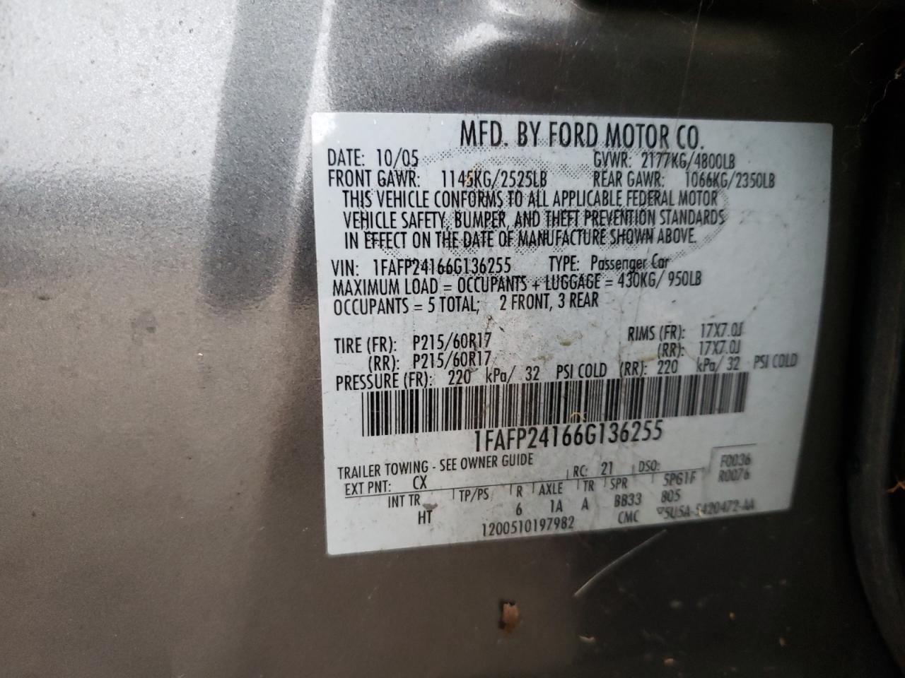 2006 Ford Five Hundred - Image 14