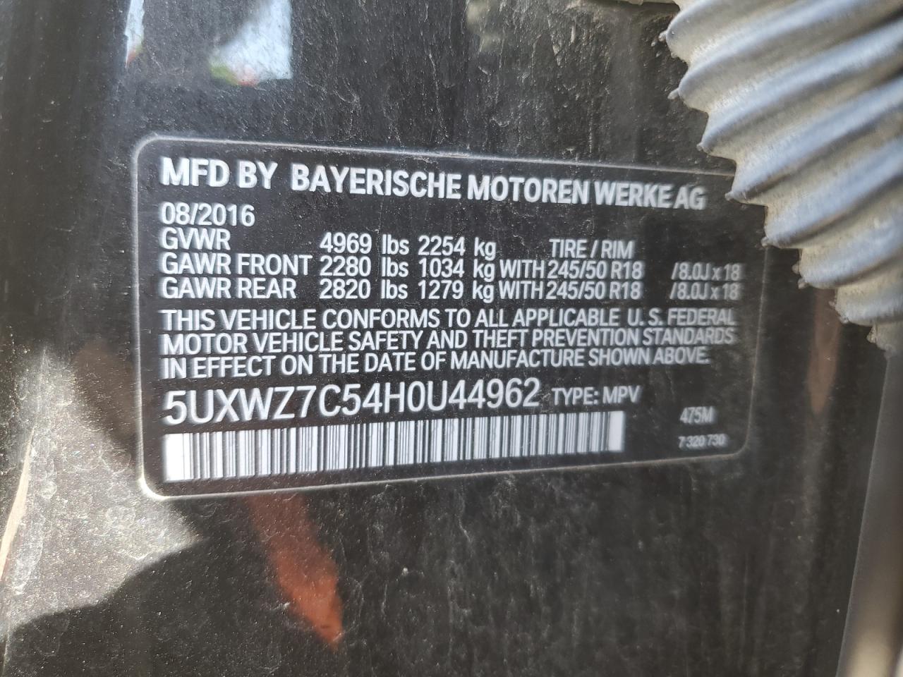 2017 BMW X3 - Image 13