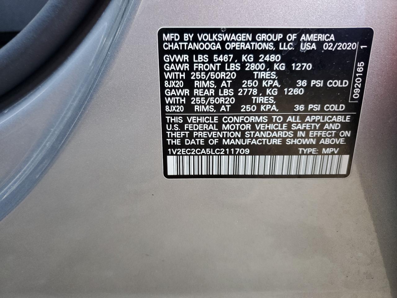 2020 Volkswagen Atlas - Image 15