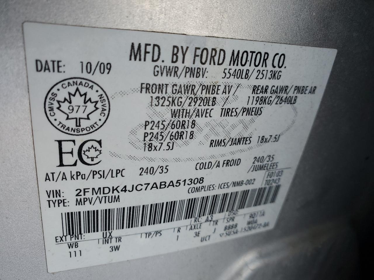 2010 Ford Edge - Image 15