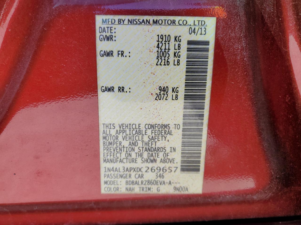 2013 Nissan Altima - Image 13