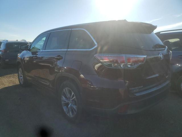 Паркетники TOYOTA HIGHLANDER 2014 Бургунди