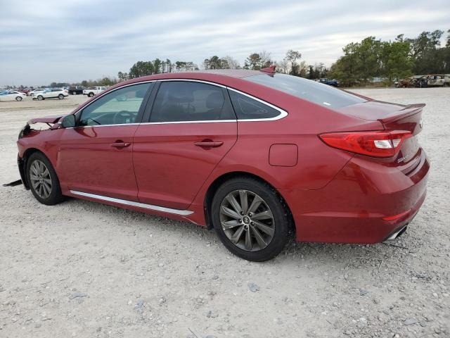  HYUNDAI SONATA 2016 Bordowy