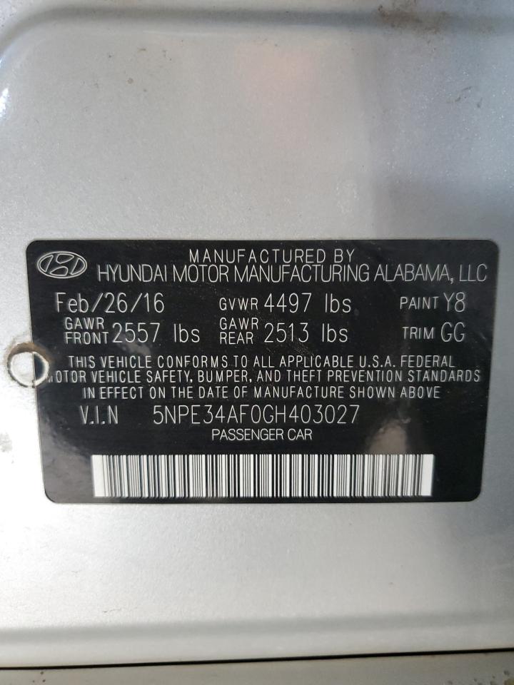 2016 Hyundai Sonata - Image 13