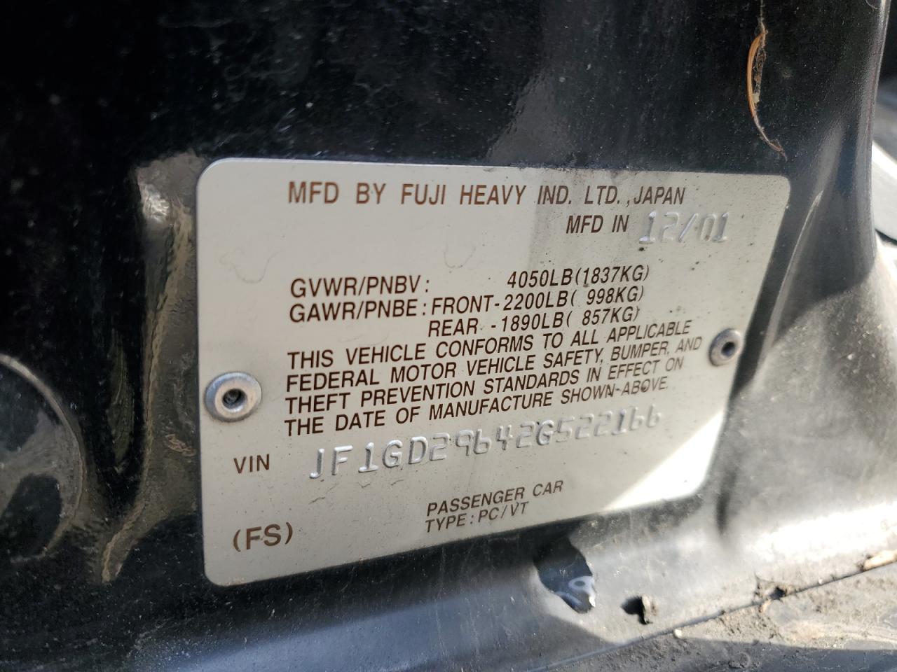 2002 Subaru WRX - Image 12