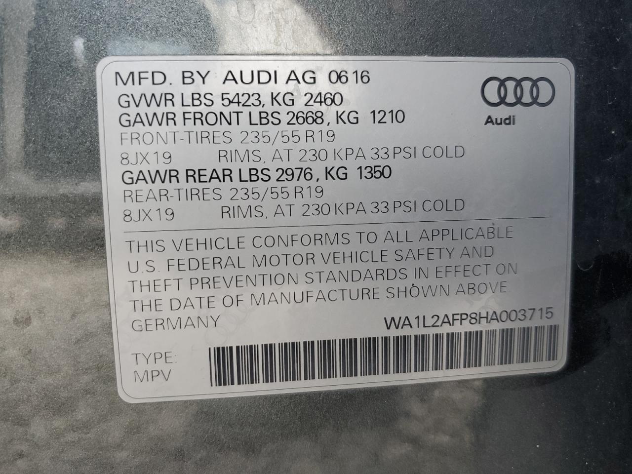 2017 Audi Q5 - Image 12