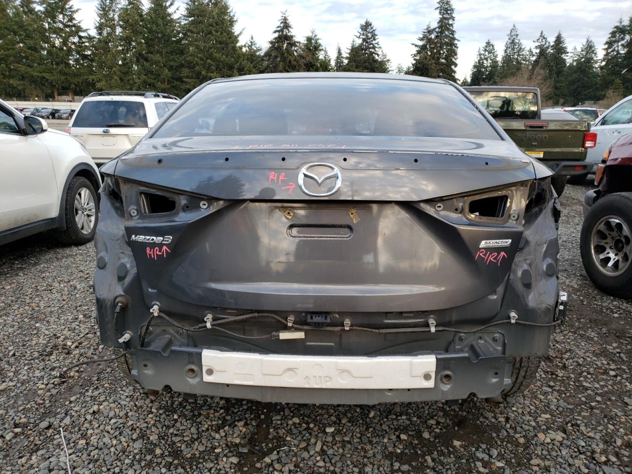 VIN JM1BM1V77F1239122 2015 MAZDA 3 no.6