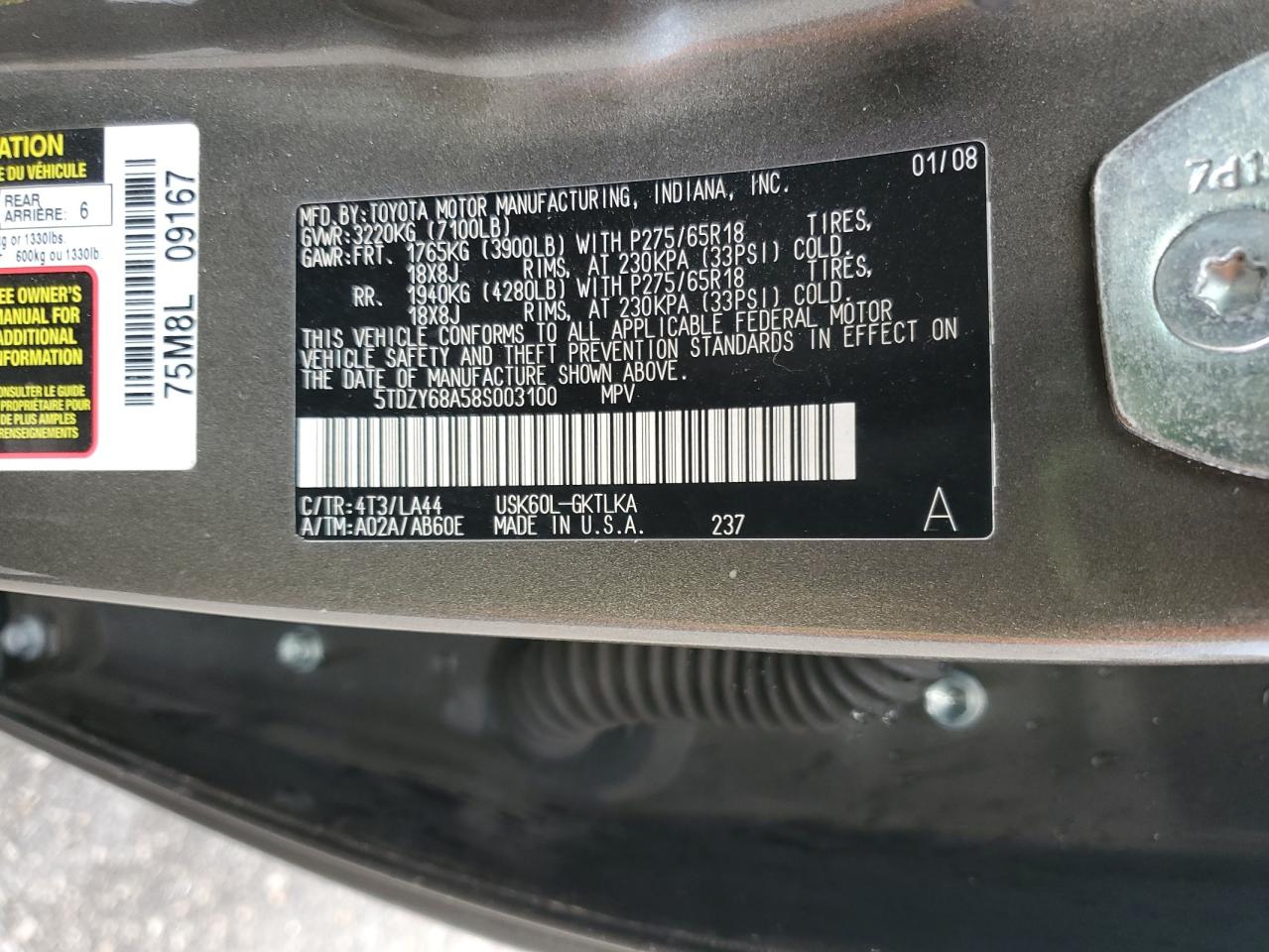 2008 Toyota Sequoia - Image 13
