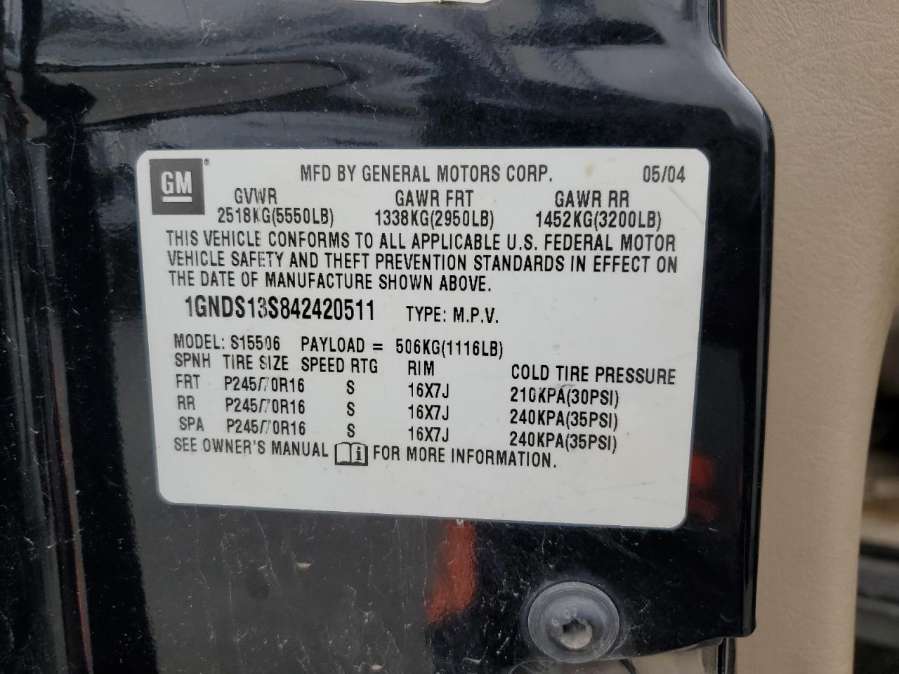 2004 Chevrolet TrailBlazer - Image 12