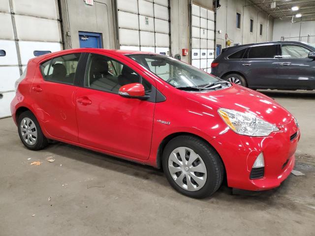 Hatchbacks TOYOTA PRIUS 2014 Czerwony