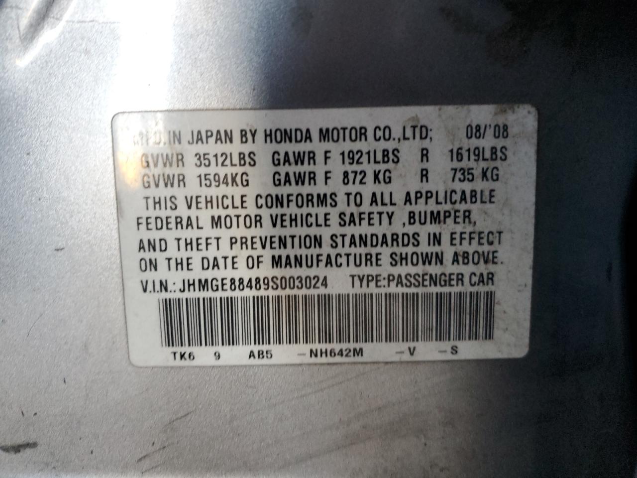 2009 Honda Fit - Image 14