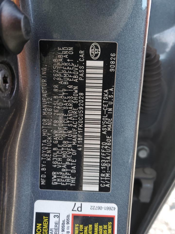 2012 Toyota Camry - Image 12