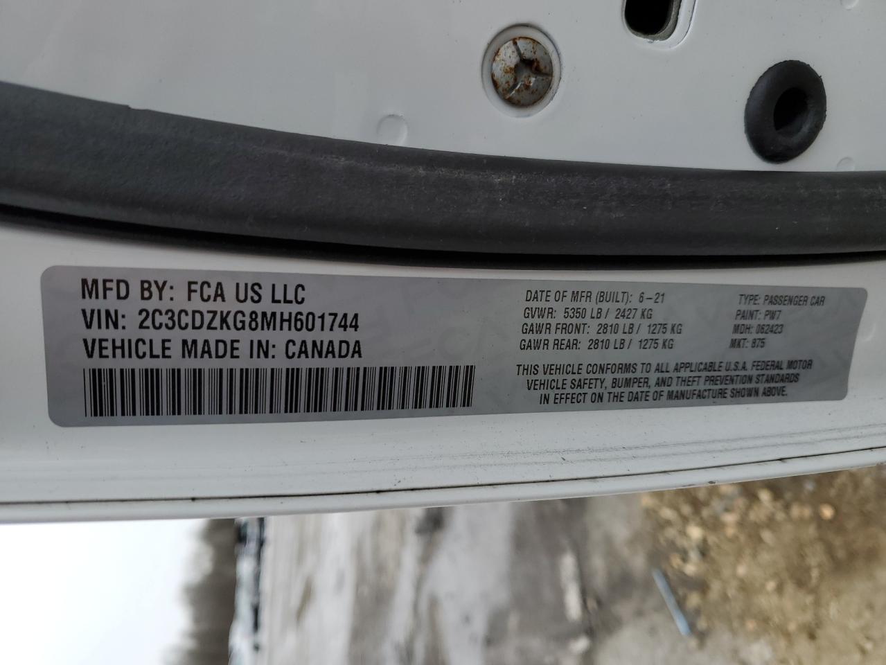 2021 Dodge Challenger - Image 12