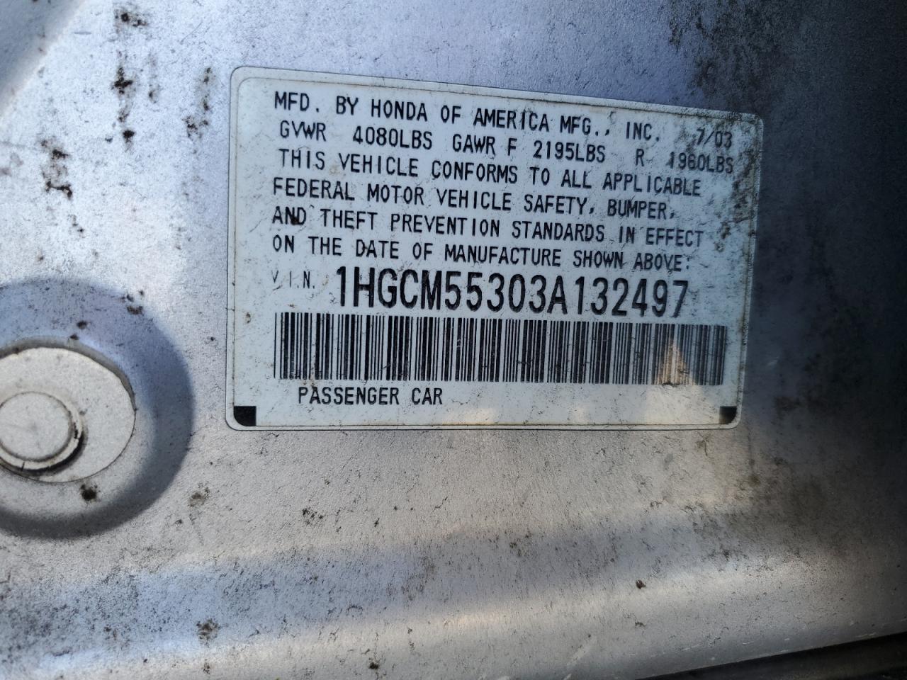 2003 Honda Accord - Image 12