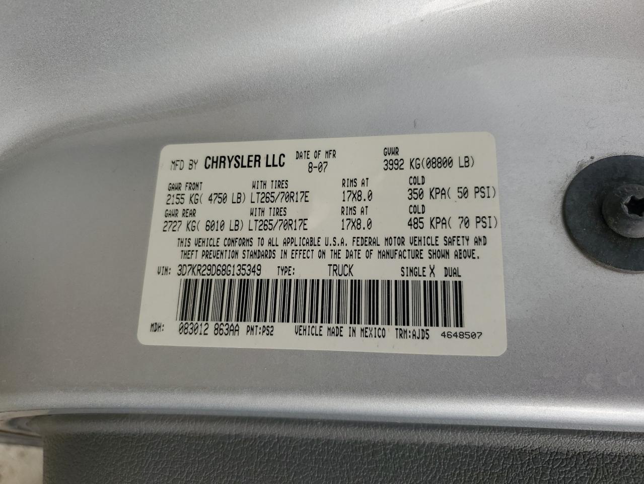 2008 Dodge RAM - Image 12