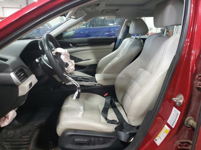  HONDA ACCORD 2018 Czerwony
