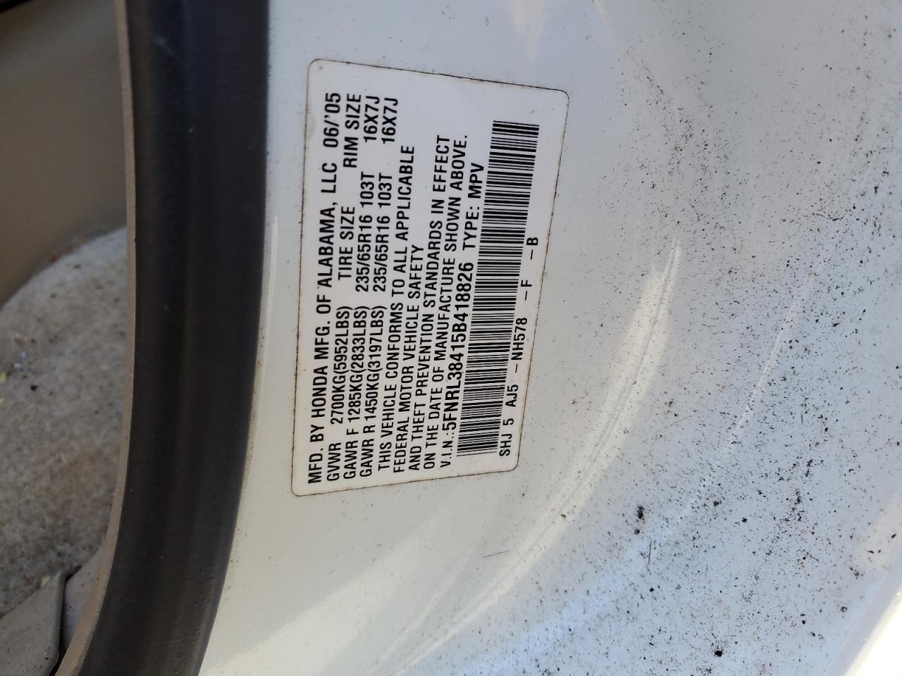 2005 Honda Odyssey - Image 15