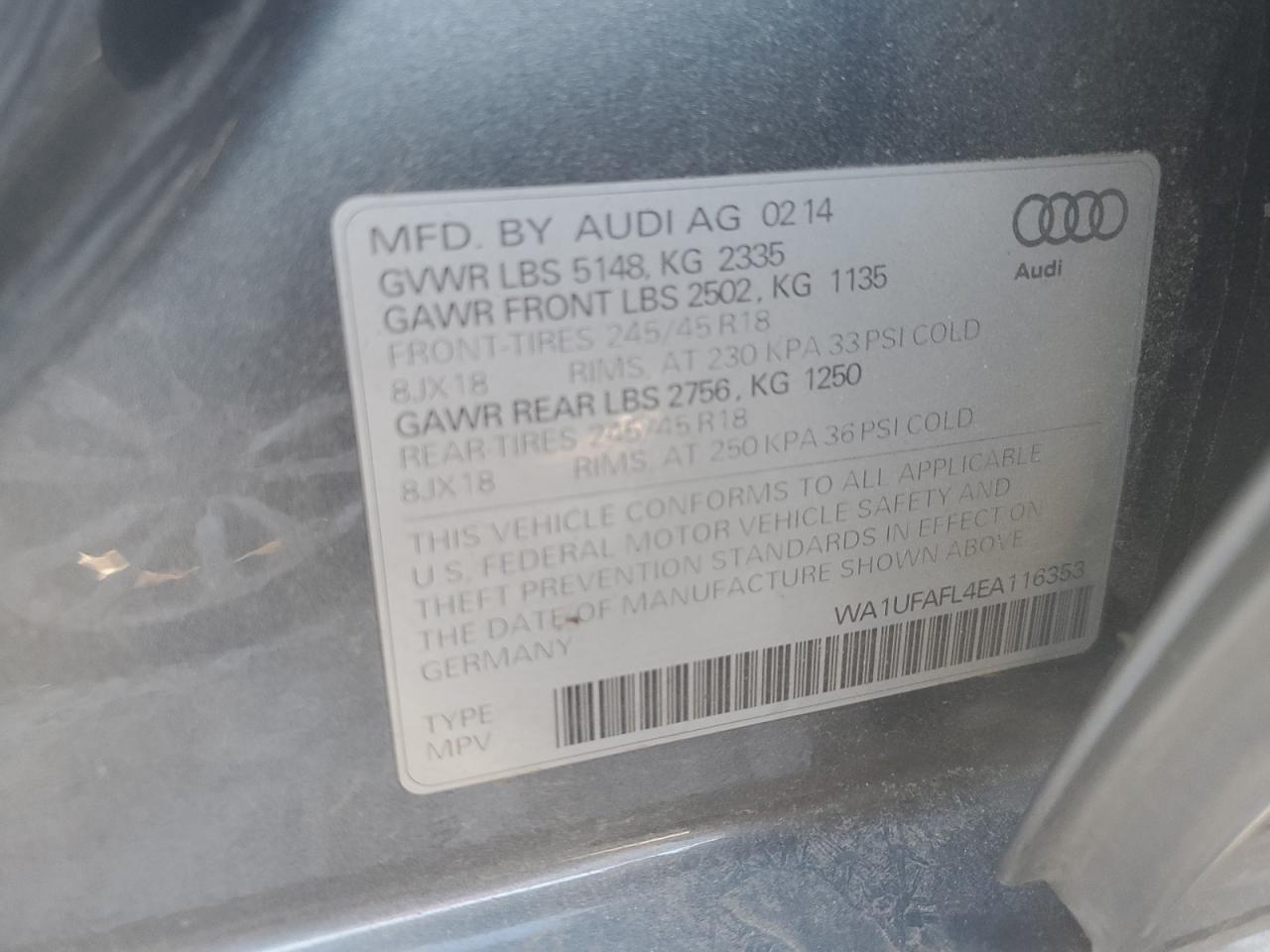 2014 Audi A4 - Image 12