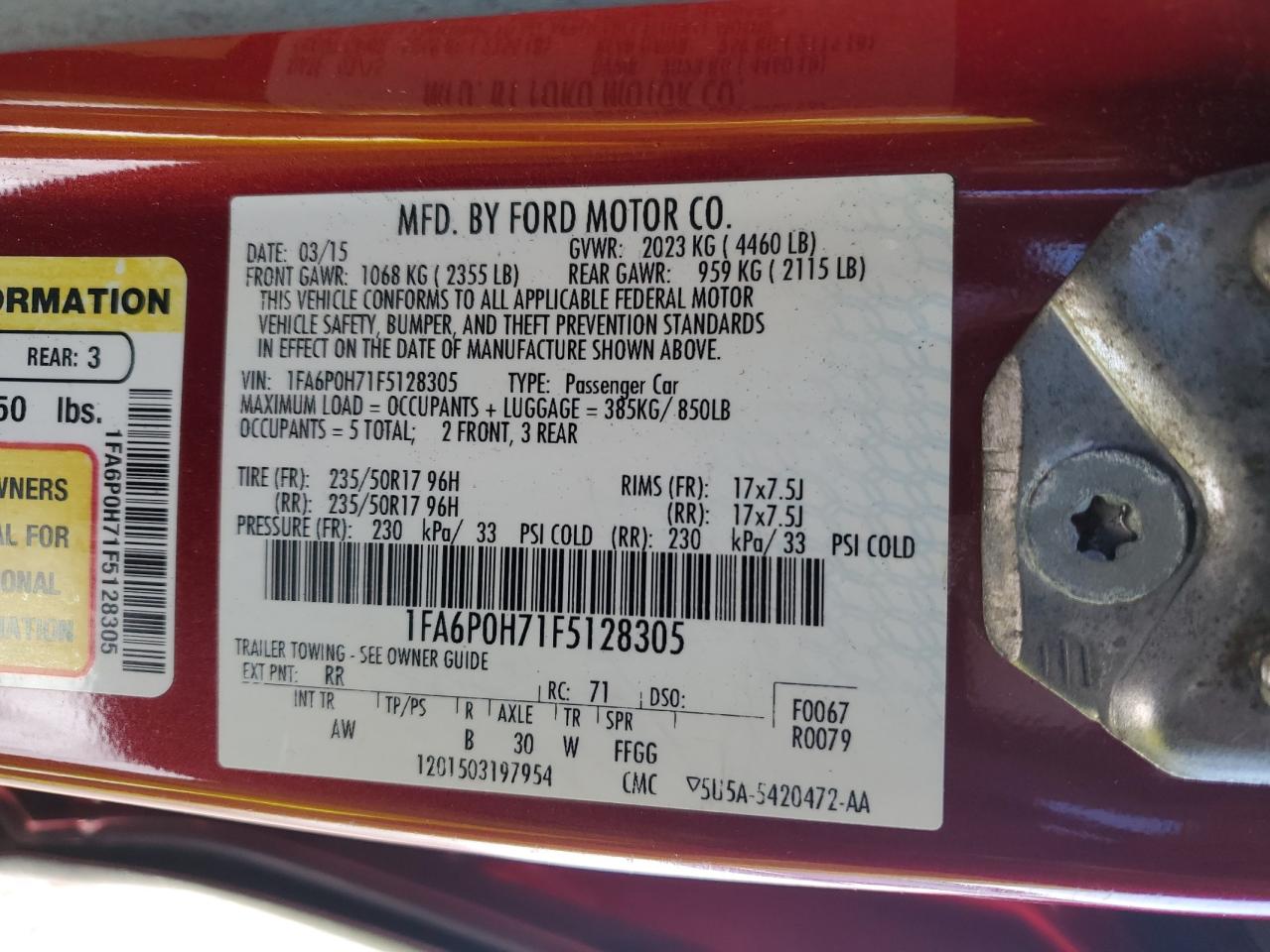 2015 Ford Fusion - Image 12