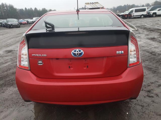 Хетчбеки TOYOTA PRIUS 2015 Червоний