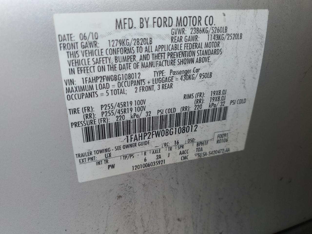 2011 Ford Taurus - Image 12