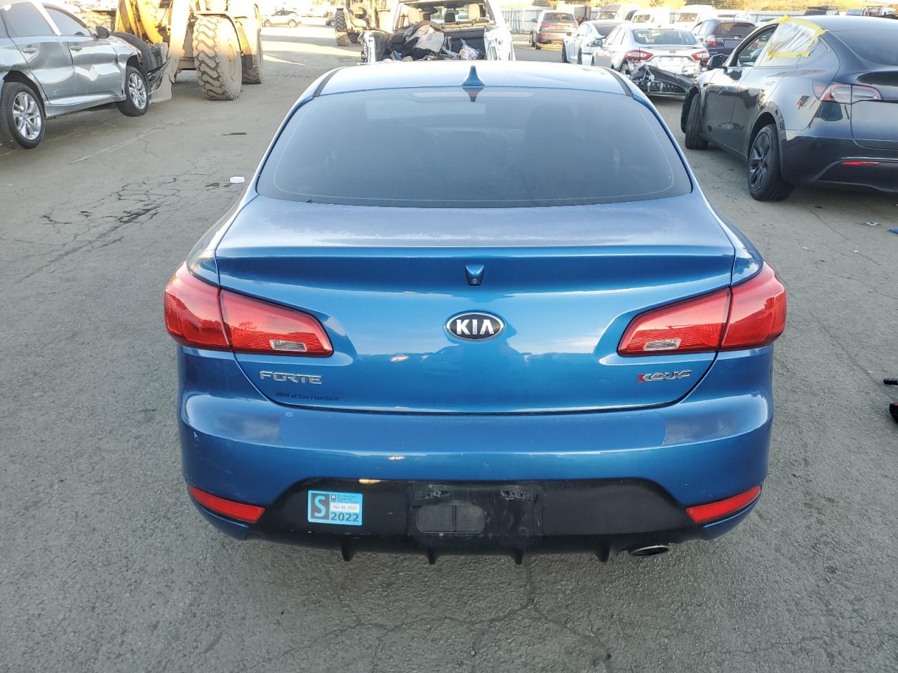 VIN KNAFX6A89E5244623 2014 KIA FORTE no.6