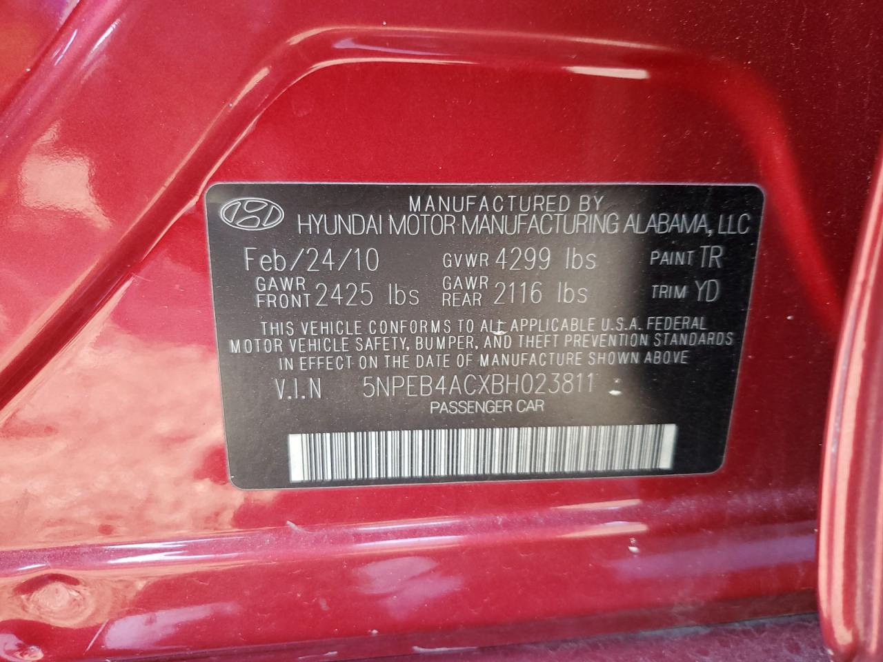 2011 Hyundai Sonata - Image 12