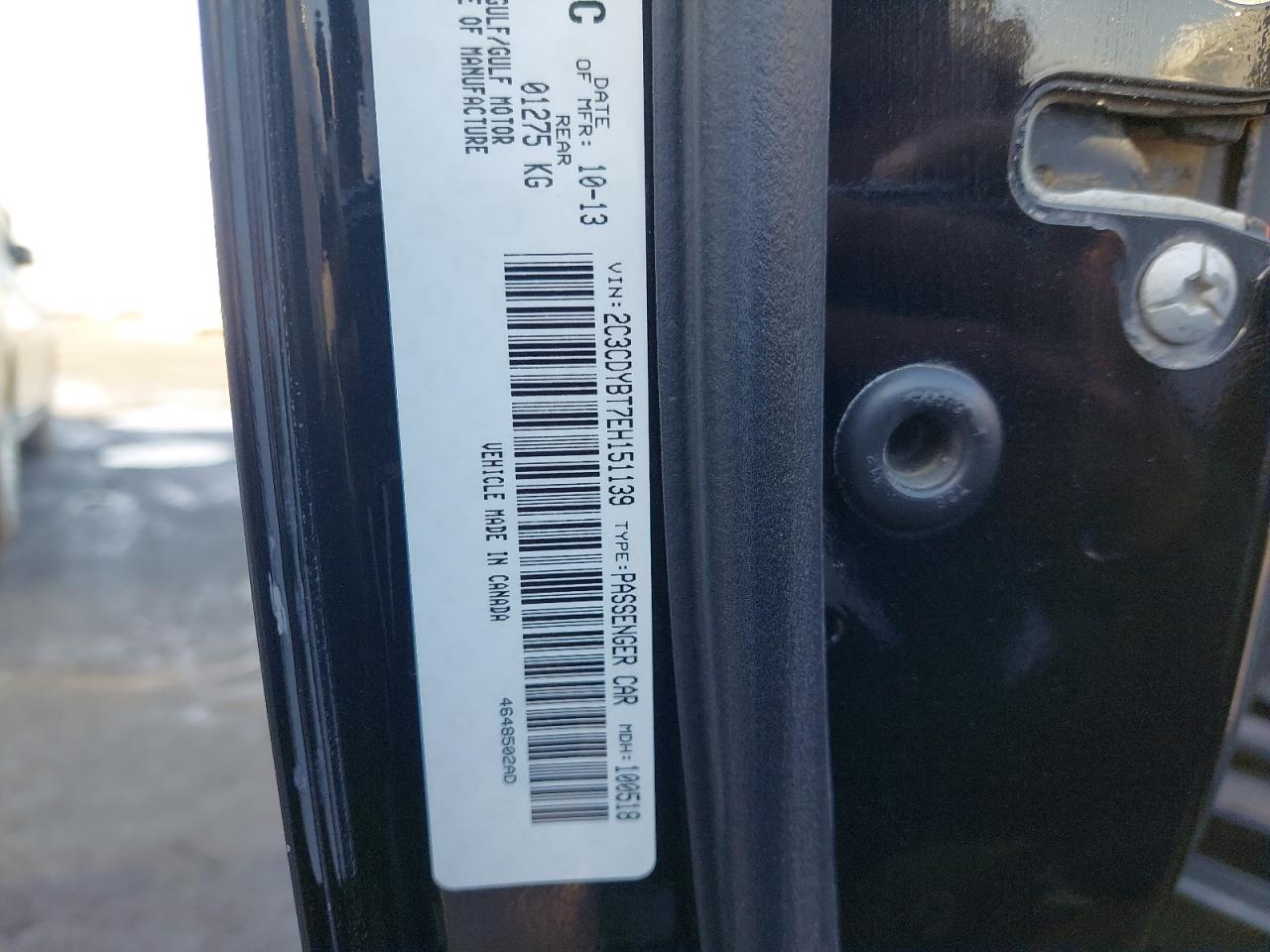 2C3CDYBT7EH151139 - 2014 DODGE CHARGER - #41937605