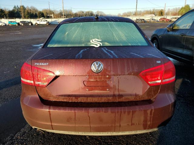 VOLKSWAGEN PASSAT 2013 Бургунді