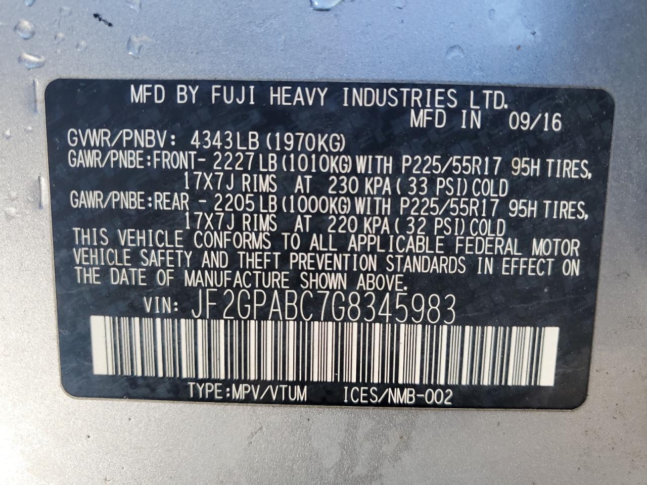 2016 Subaru XV - Image 14