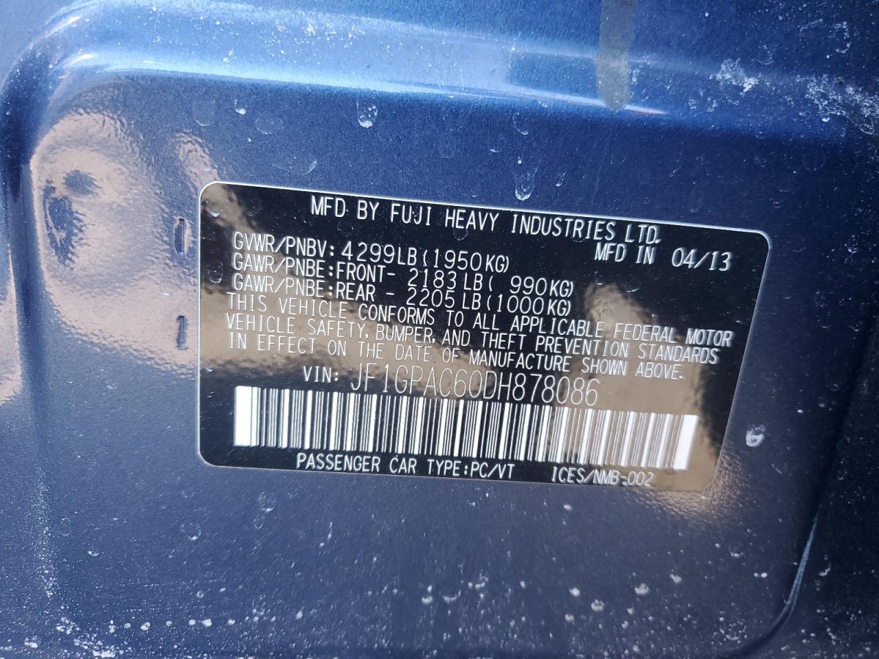 2013 Subaru Impreza - Image 12