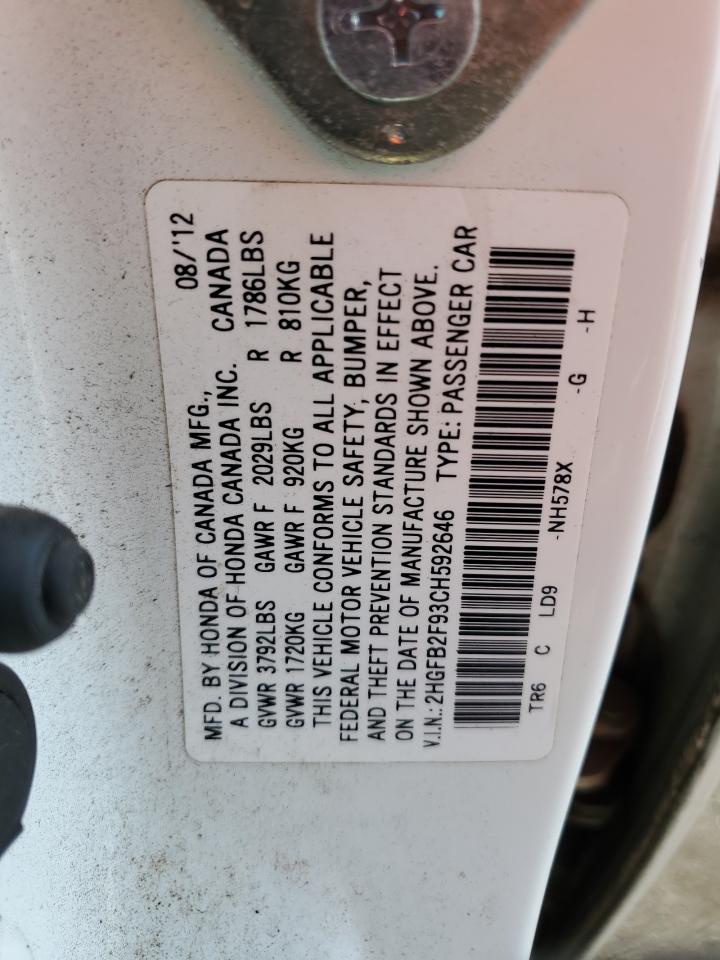 2012 Honda Civic - Image 12