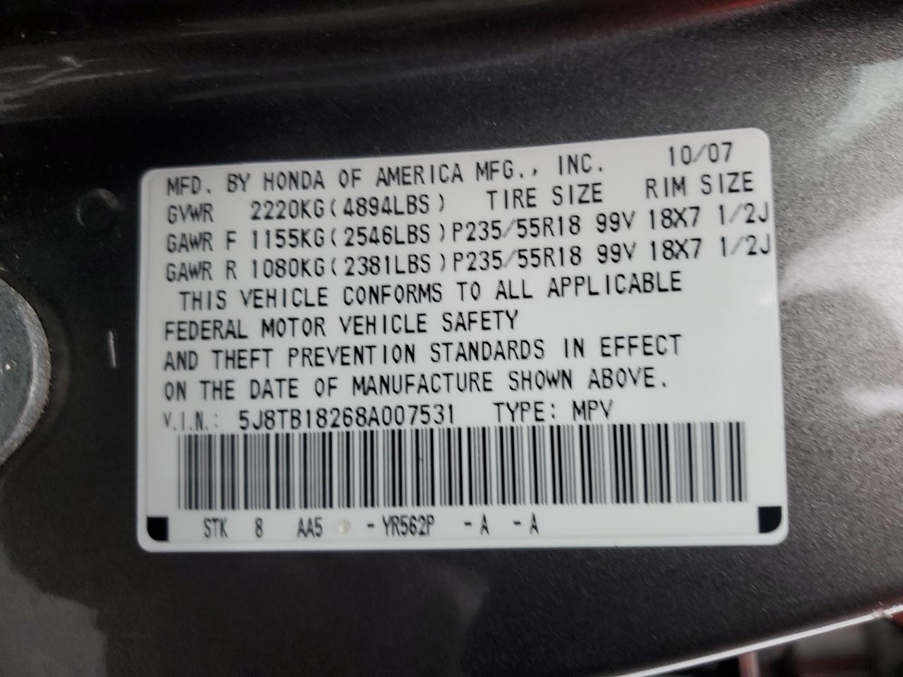 2008 Acura RDX - Image 13