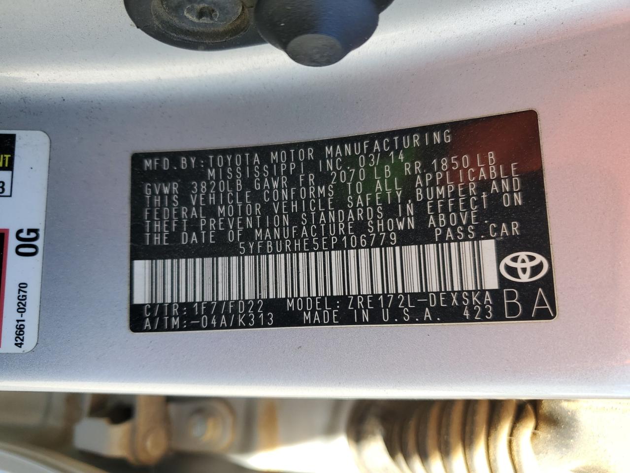 2014 Toyota Corolla - Image 13