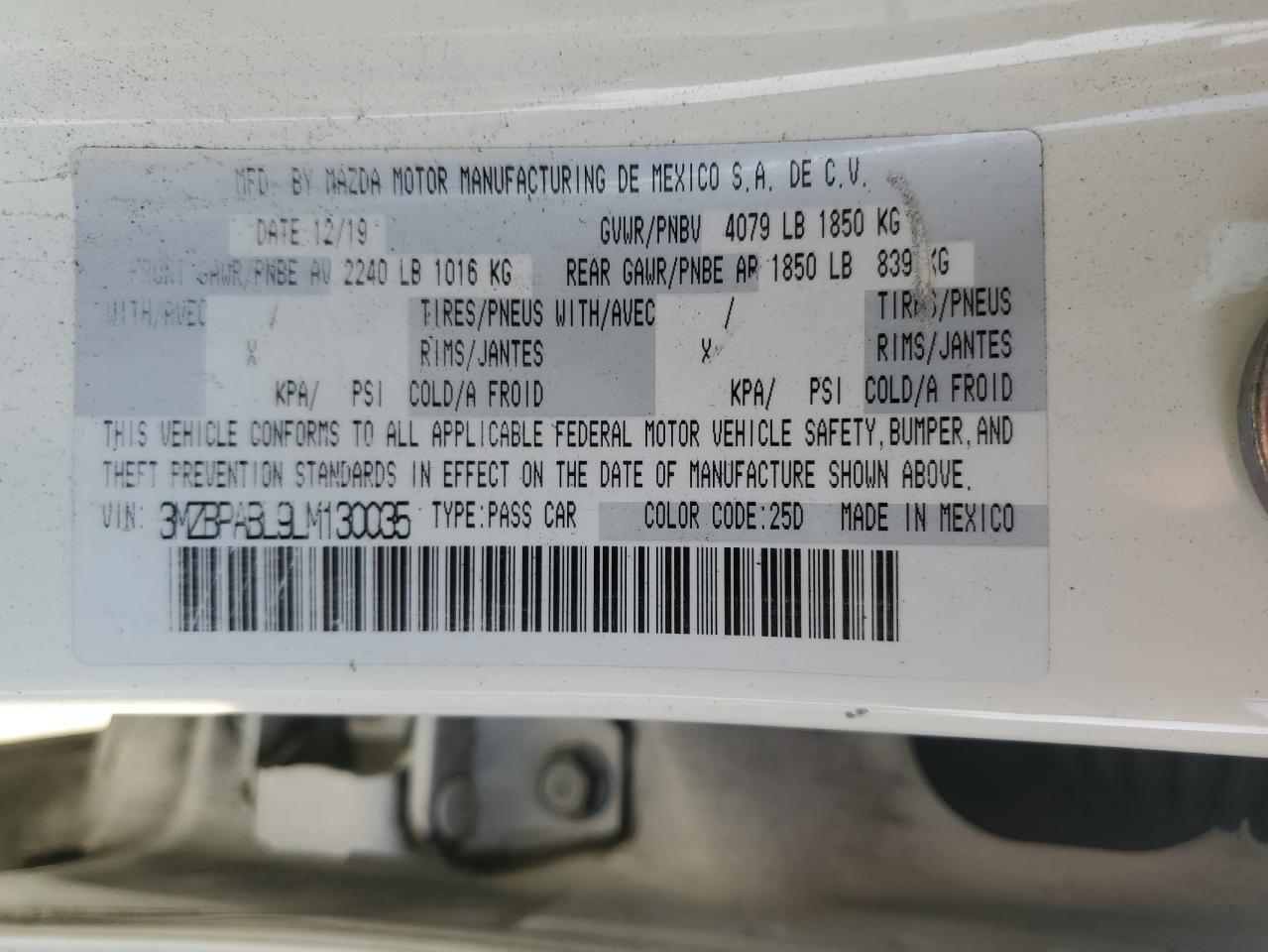 2020 Mazda 3 - Image 14