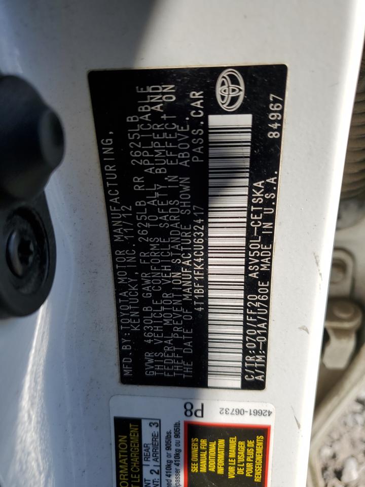 2012 Toyota Camry - Image 12
