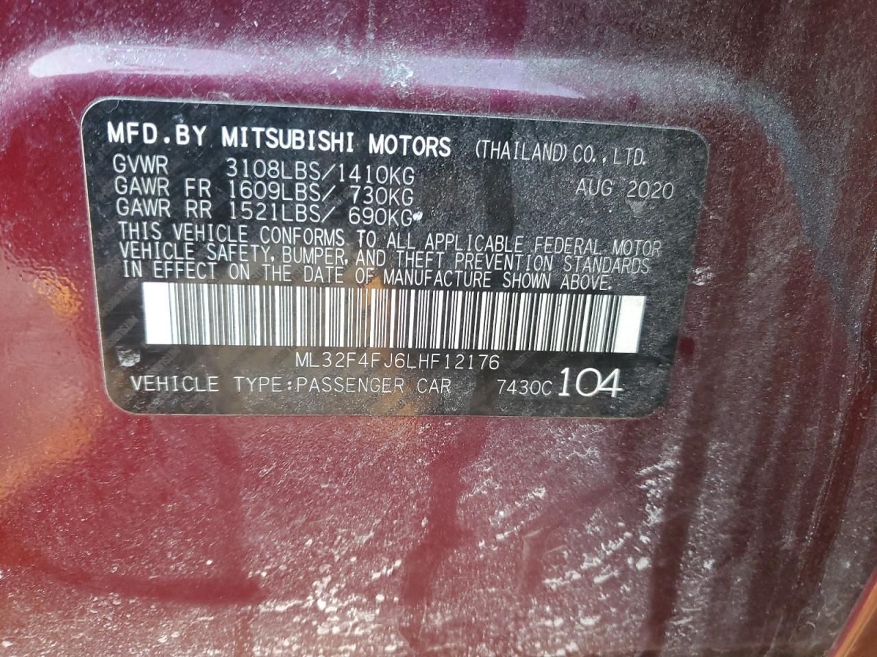 2020 Mitsubishi Mirage - Image 12