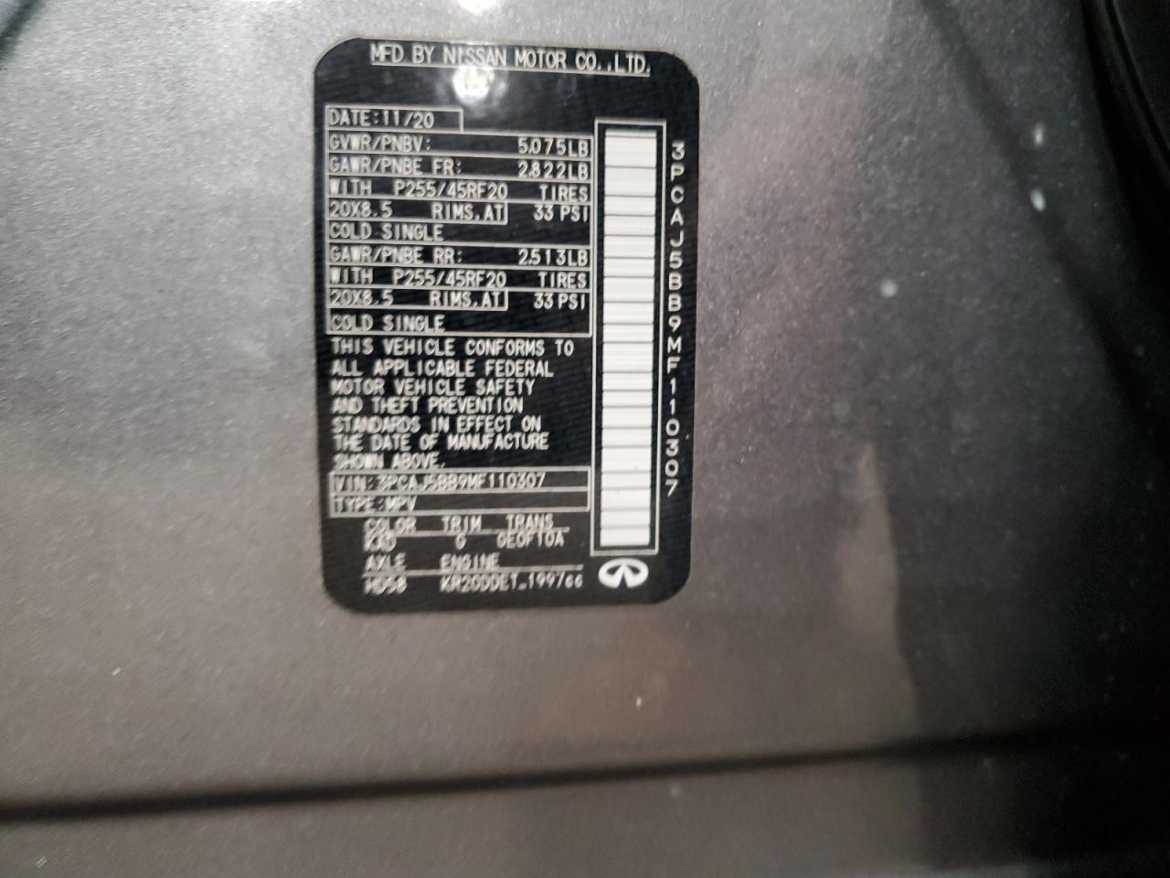 2021 Infiniti QX50 - Image 13