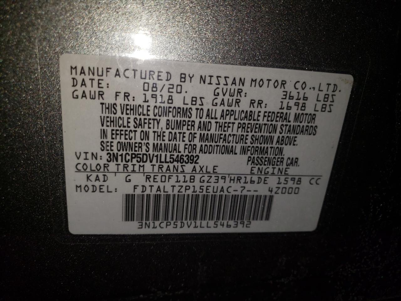 2020 Nissan Kicks - Image 13