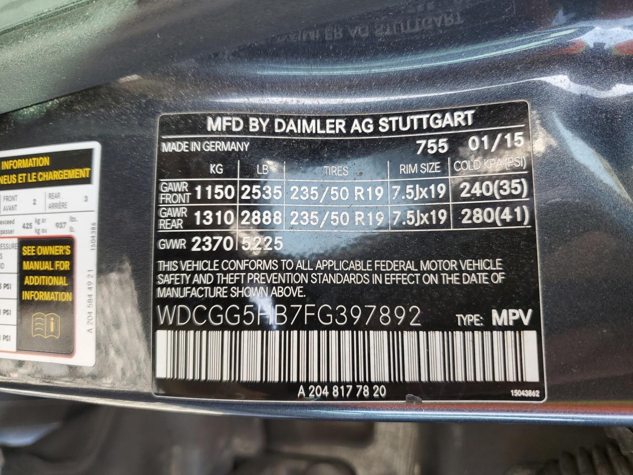 2015 Mercedes-Benz GLK-klasse - Image 13