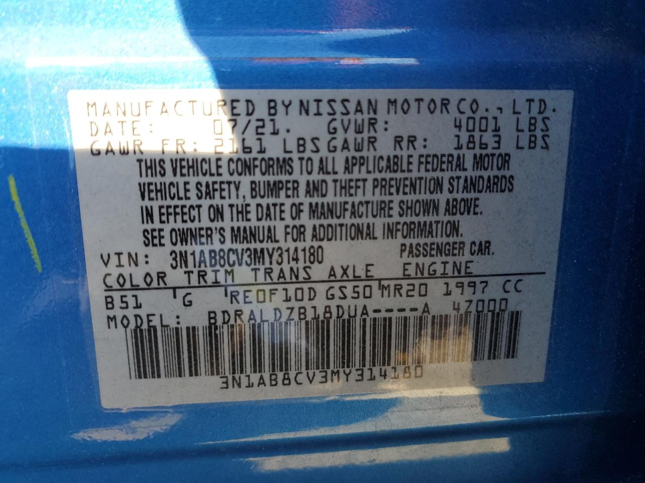 2021 Nissan Sentra - Image 12
