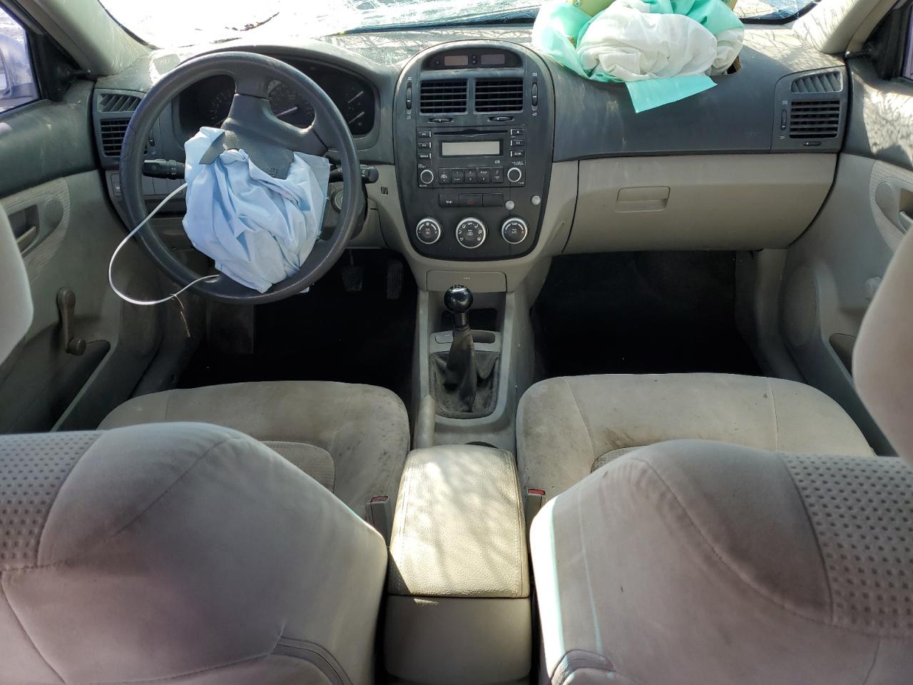 2007 Kia Spectra Ex VIN: KNAFE121575476150 Lot: 42900505