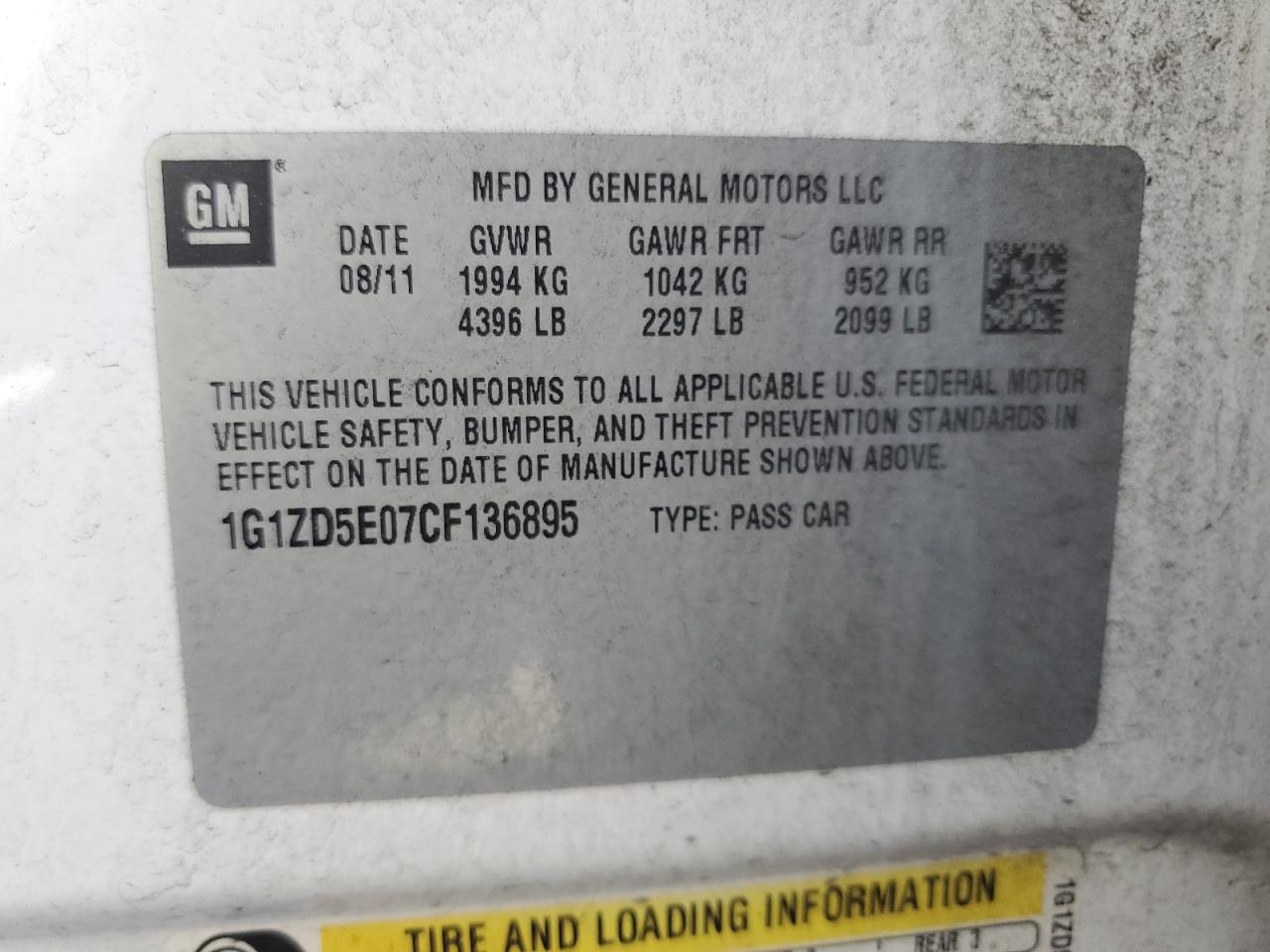 2012 Chevrolet Malibu - Image 12