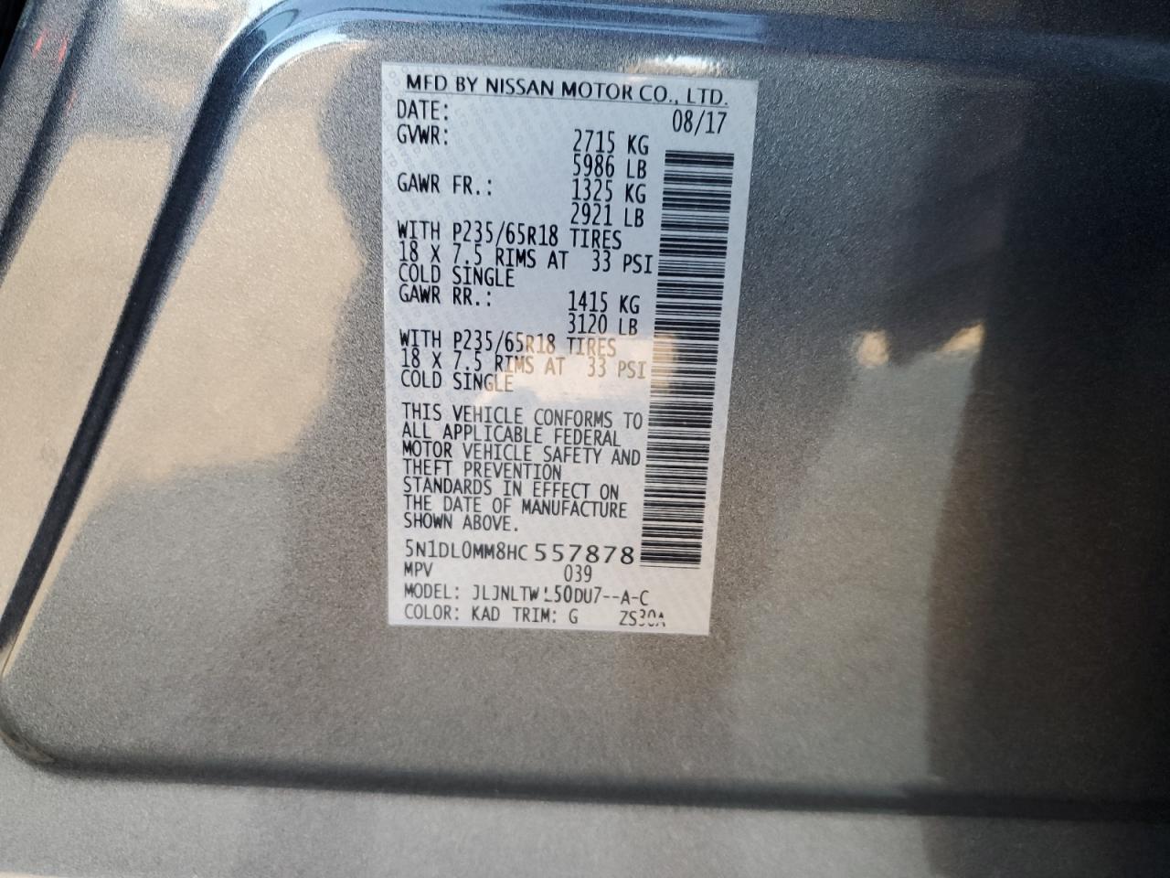 2017 Infiniti QX60 - Image 16