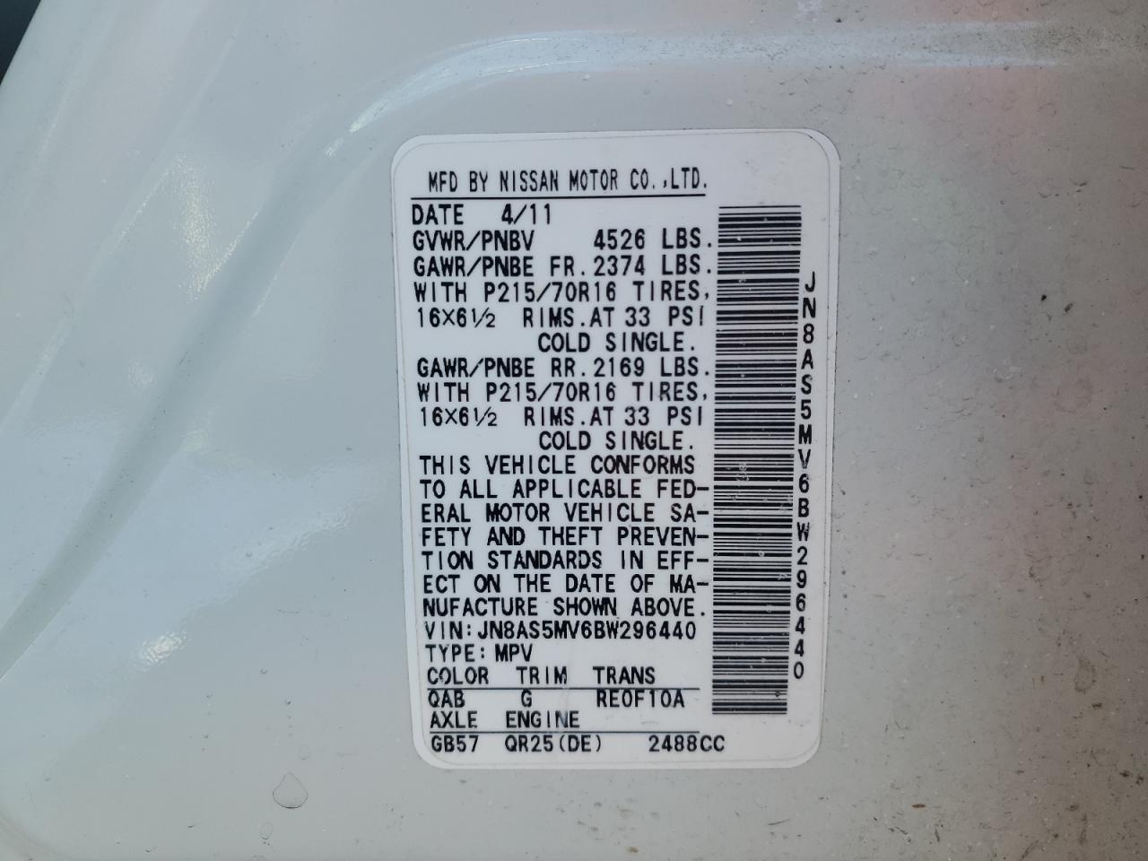 2011 Nissan Rogue - Image 14